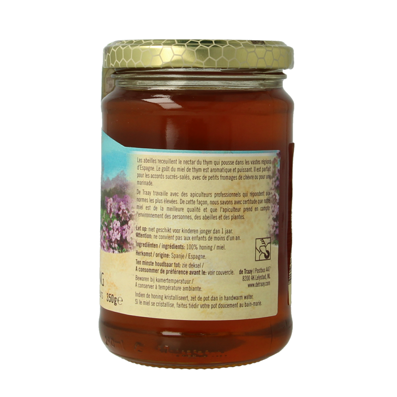 Traay Tijm- met bloemenhoning 350 Gram
