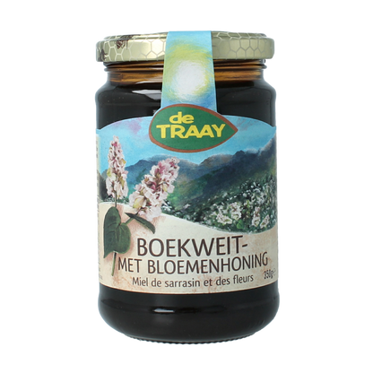 de Traay Boekweit met bloemenhoning 350.00 Gram