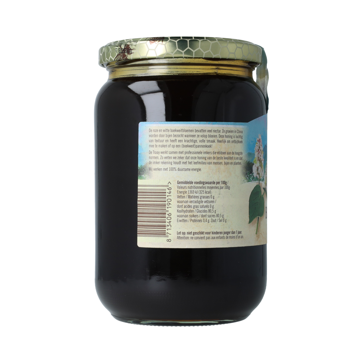 de Traay Boekweit- met bloemenhoning 900.00 Gram