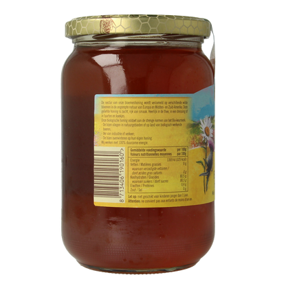 de Traay Bloemenhoning vloeibaar bio 900.00 Gram