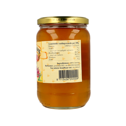 De Imker Bloemenhoning vloeibaar 900 Gram