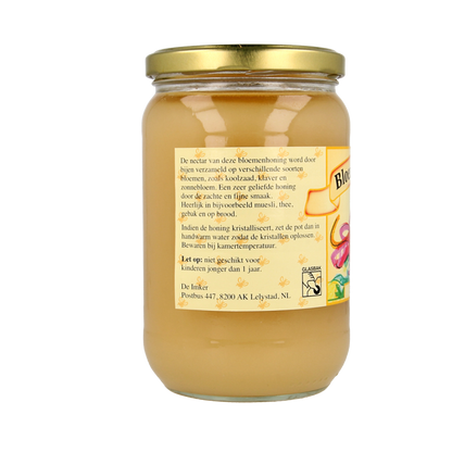 De Imker Bloemenhoning creme 900 Gram