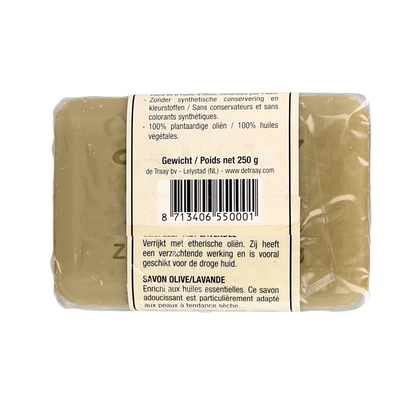 Traay Zeep olijf/lavendel 250 Gram