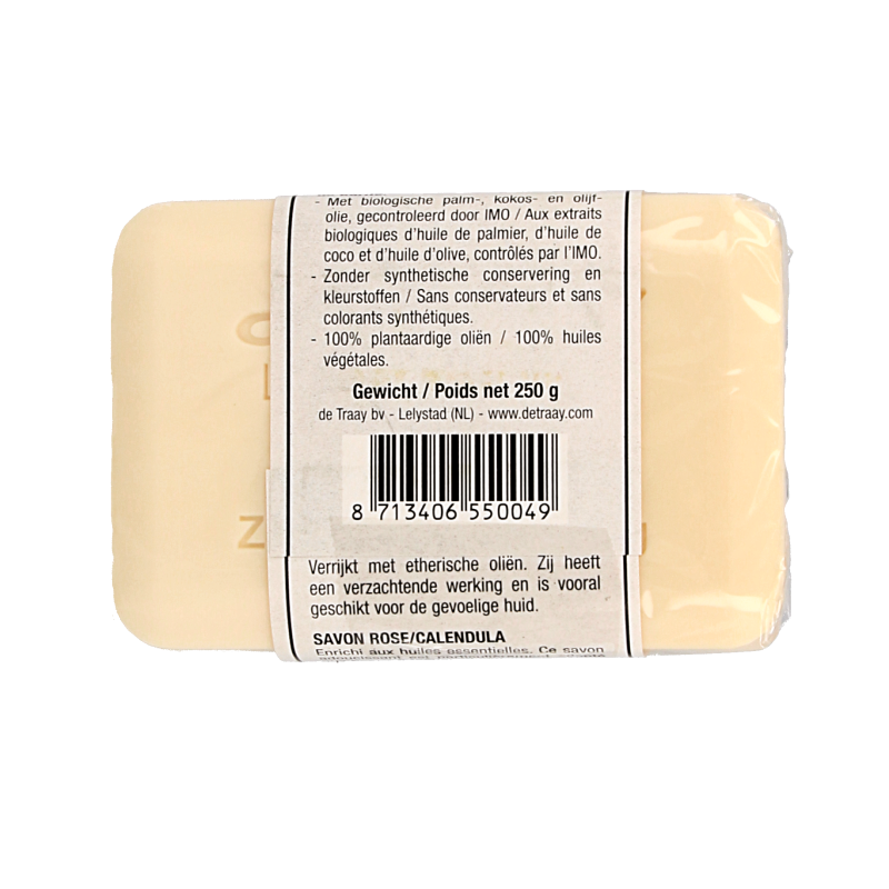 Traay Zeep roos / calendula 250 Gram