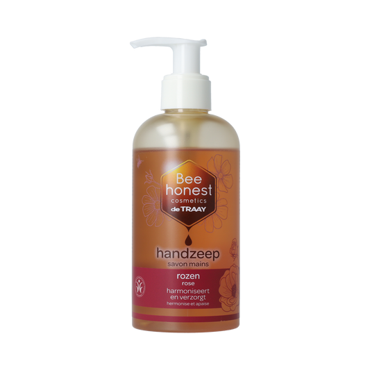 Traay Bee Honest Handzeep rozen 250.00 Milliliter