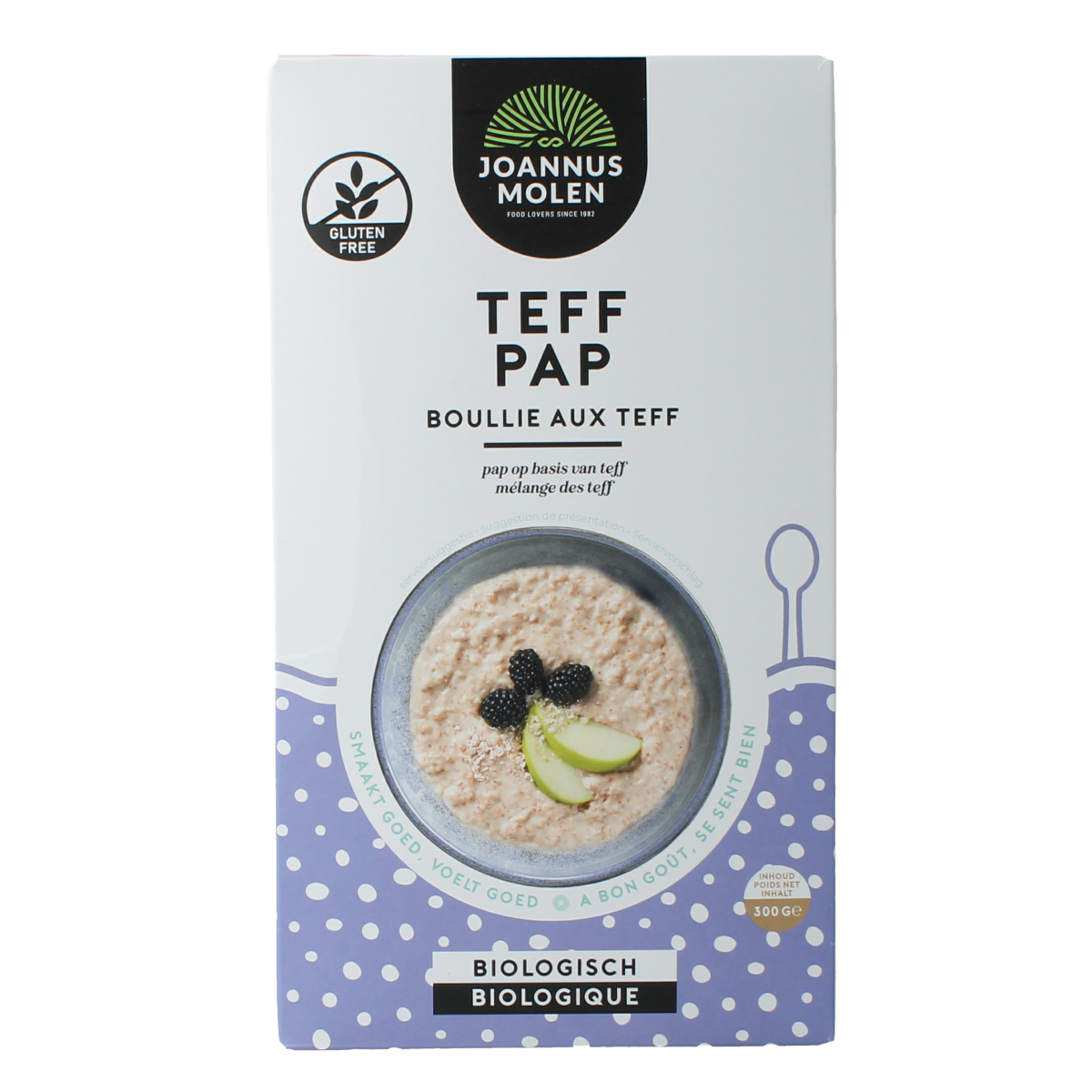 Joannusmolen Teff pap bio 300.00 Gram