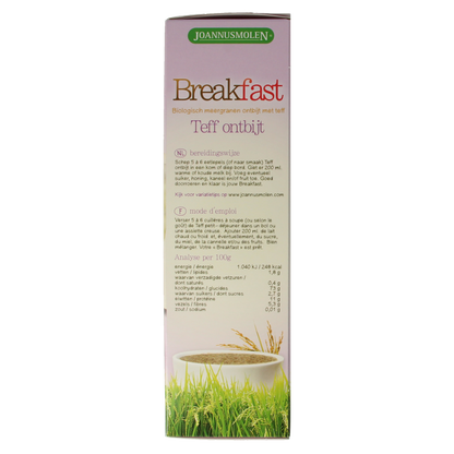 Joannusmolen Breakfast teff ontbijt bio 300 Gram
