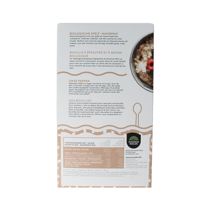 Joannusmolen Spelt haver pap bio 300.00 Gram