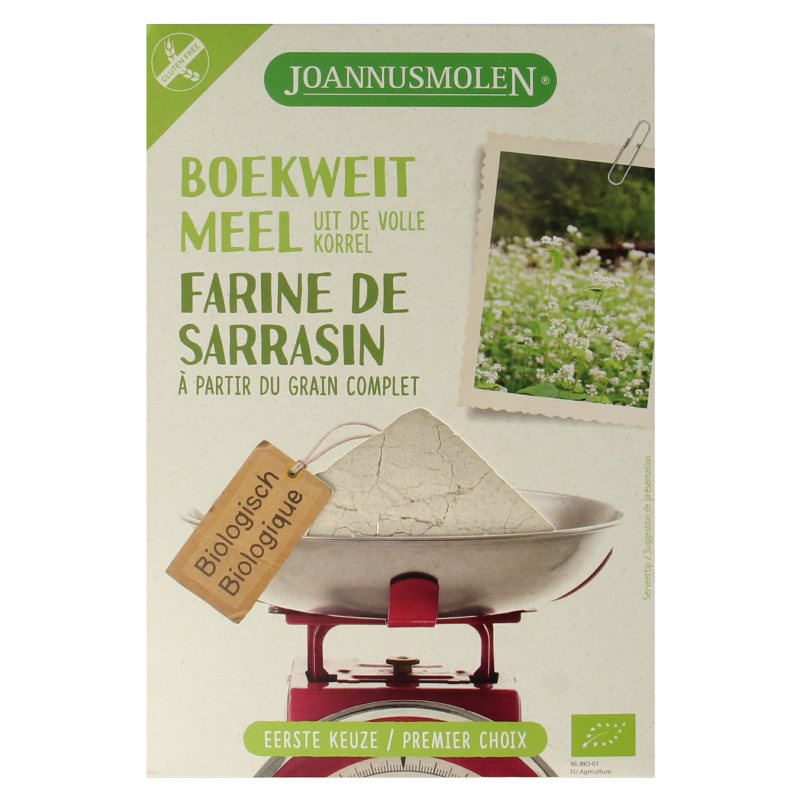 Joannusmolen Boekweitmeel eerste keuze bio 350 Gram