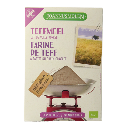 Joannusmolen Teffmeel eerste keuze bio 300 Gram