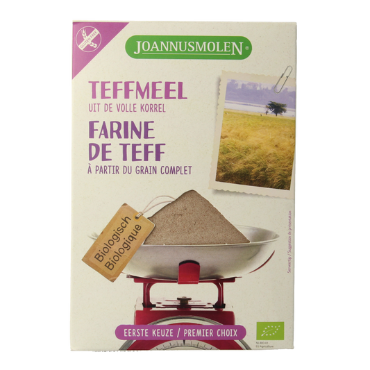 Joannusmolen Teffmeel eerste keuze bio 300 Gram