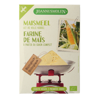 Joannusmolen Maismeel eerste keuze bio 350 Gram
