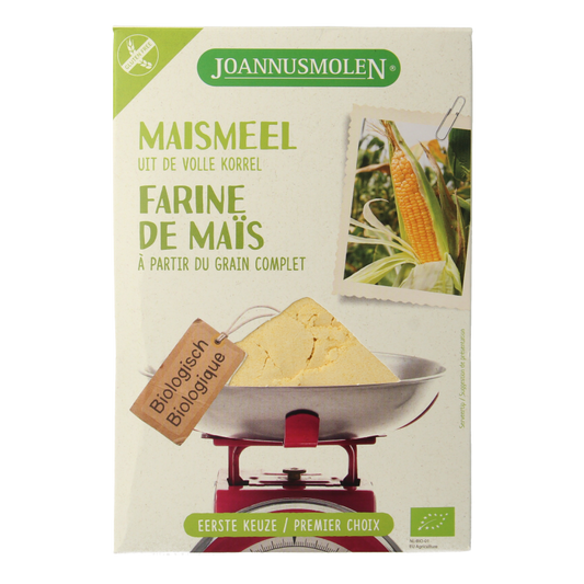 Joannusmolen Maismeel eerste keuze bio 350 Gram