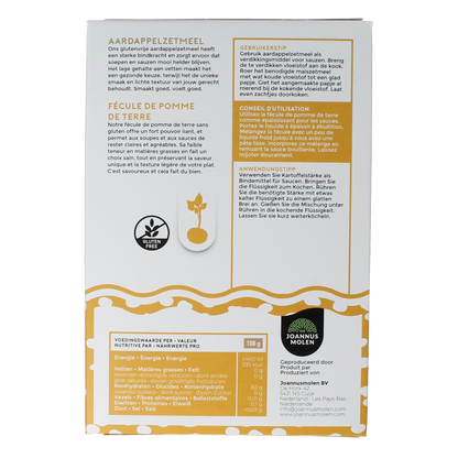 Joannusmolen Aardappelzetmeel bio 250.00 Gram