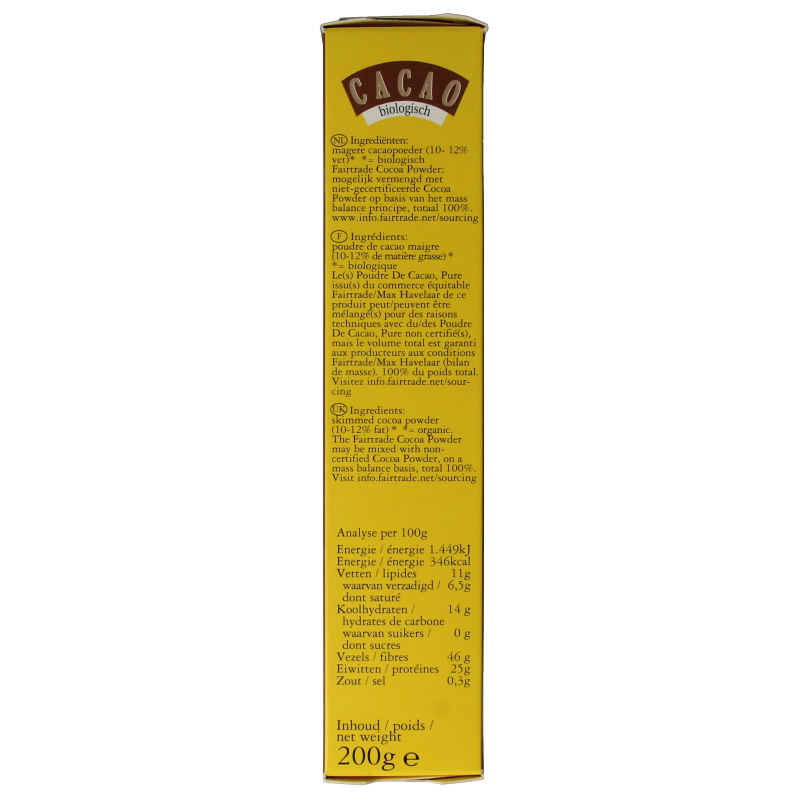 Joannusmolen Cacao bio 200 Gram
