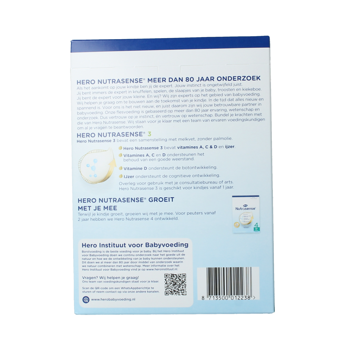 Hero Nutrasense peutermelk 3 (1+jr) 700.00 Gram
