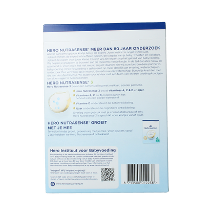 Hero Nutrasense peutermelk 3 (1+jr) 700.00 Gram
