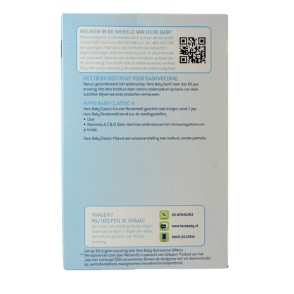 Hero Nutrasense peutermelk 4 (2+jr) 700 Gram