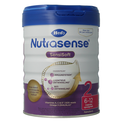 Hero Nutrasense SensiSoft opvolgmelk 2 (6-12mnd) 800.00 Gram