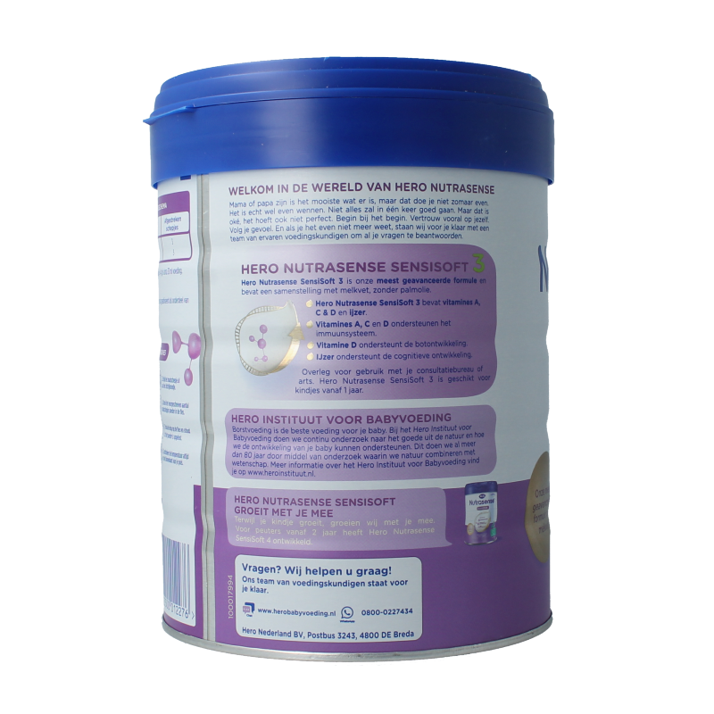 Hero SensiSoft peutermelk 3 (1+jr) 700 Gram
