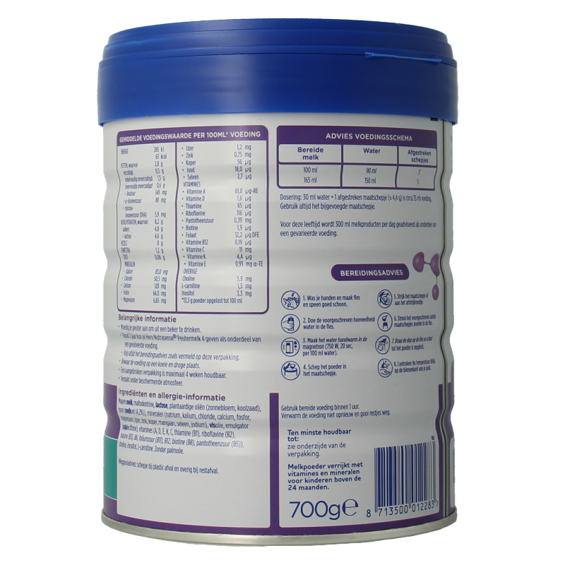 Hero Nutrasense peutermelk 4 (1+jr) 700 Gram