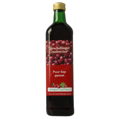 Terschellinger Cranberrysap gezoet bio 750 Milliliter