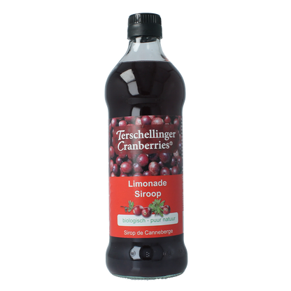 Terschellinger Cranberry siroop bio 500.00 Milliliter