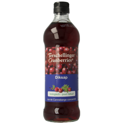Terschellinger Cranberry diksap bio 500.00 Milliliter