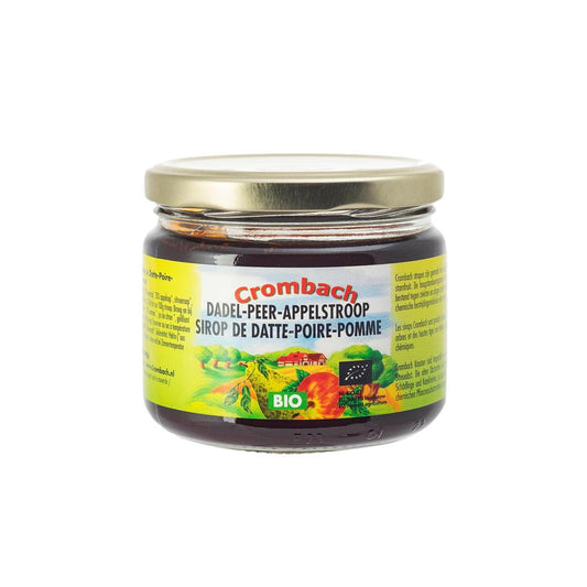 Crombach Appel-peren-dadelstroop bio 330 Gram