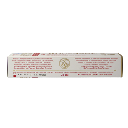 Maharishi Ayurv Ayurdent tandpasta classic 75 Milliliter