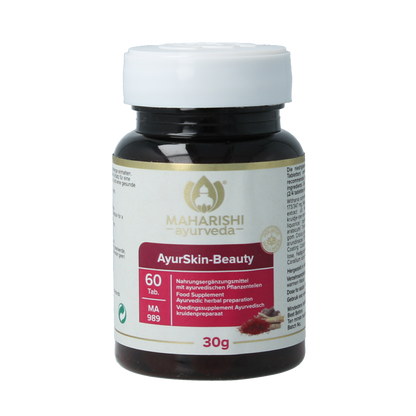Maharishi Ayurv Ayurskin beauty jeugdige huid 60.00 Tabletten