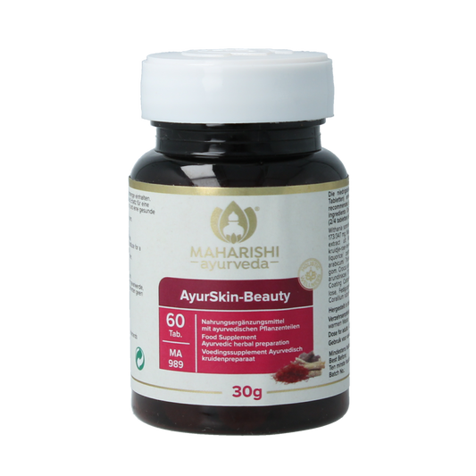 Maharishi Ayurv Ayurskin beauty jeugdige huid 60.00 Tabletten