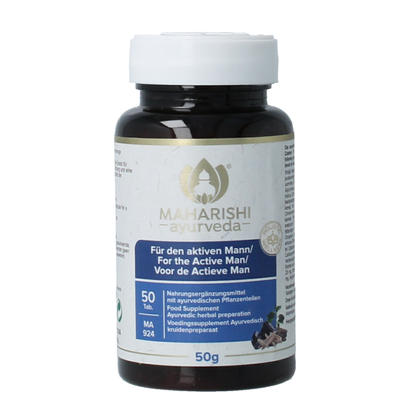 Maharishi Ayurv Actieve man 50 Tabletten
