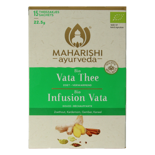 Maharishi Ayurv Vata theezakjes bio 15 Zakjes