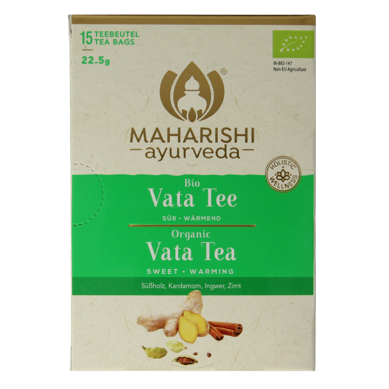 Maharishi Ayurv Vata theezakjes bio 15 Zakjes