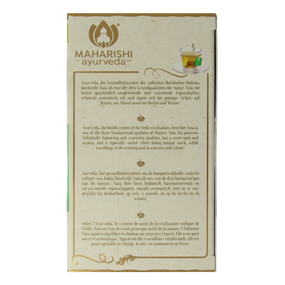Maharishi Ayurv Vata theezakjes bio 15 Zakjes