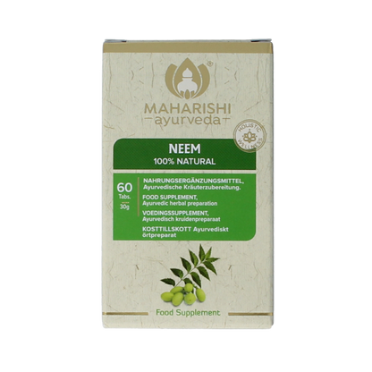Maharashi Ayurveda Neem ayurvedisch enkelvoudig kruid natuurlijk 60 Tabletten