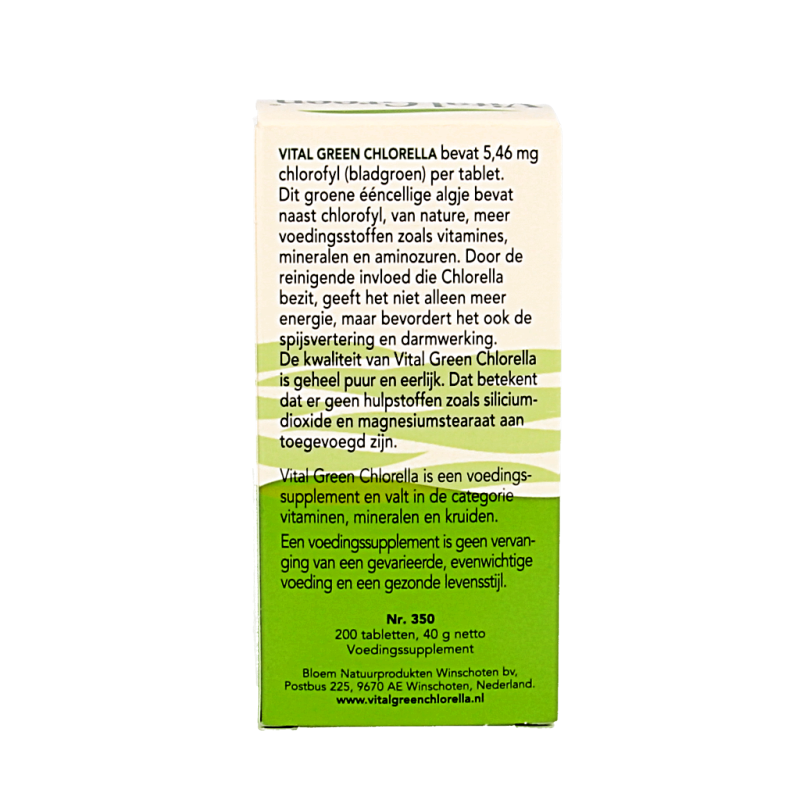 Bloem Chlorella vital green 200 Tabletten