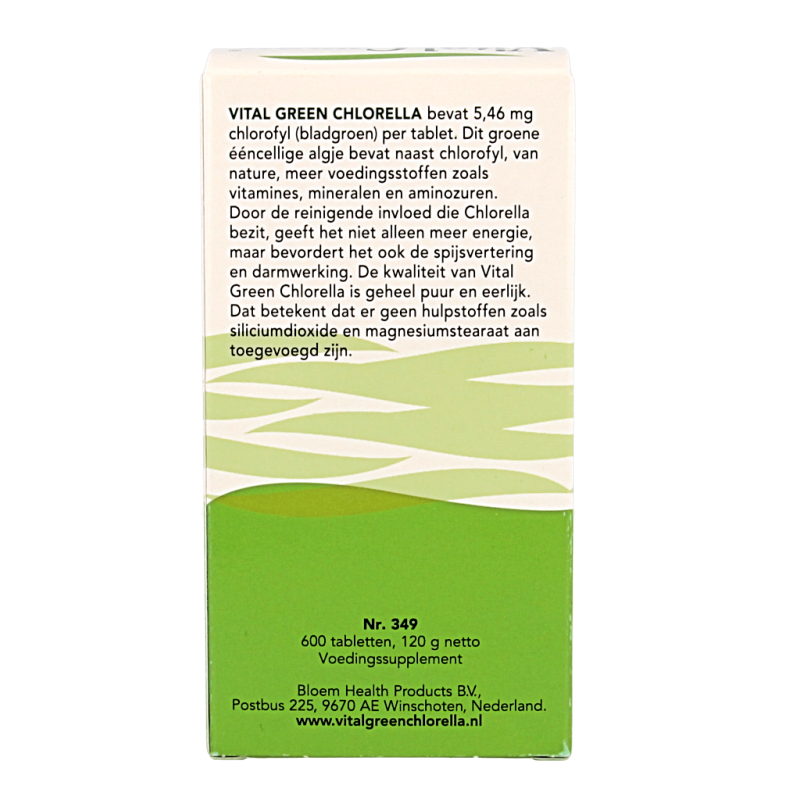 Bloem Chlorella vital green 600 Tabletten