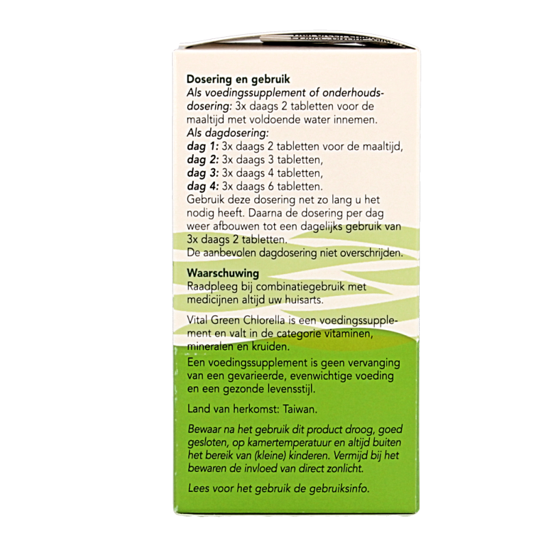 Bloem Chlorella vital green 600 Tabletten