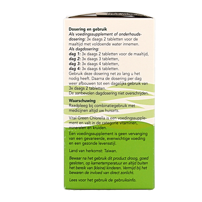 Bloem Chlorella vital green 600 Tabletten