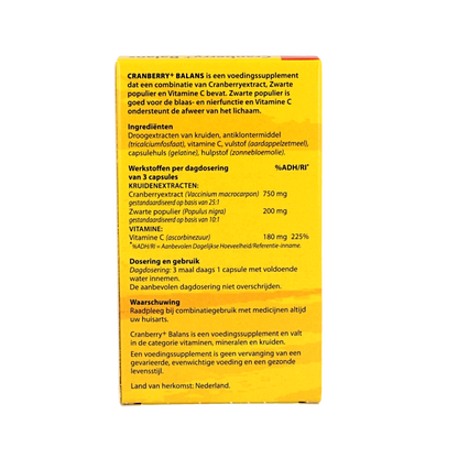 Bloem Cranberry+ balans 60 Capsules