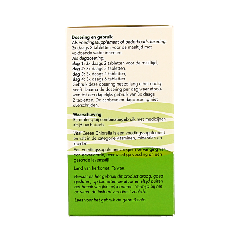 Bloem Chlorella vital green 1000 Tabletten