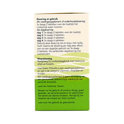Bloem Chlorella vital green 1000 Tabletten