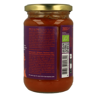 TerraSana Curry sauce madras bio 350.00 Gram