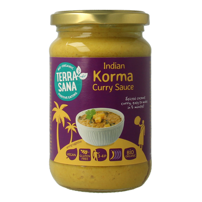TerraSana Curry sauce korma bio 350.00 Gram