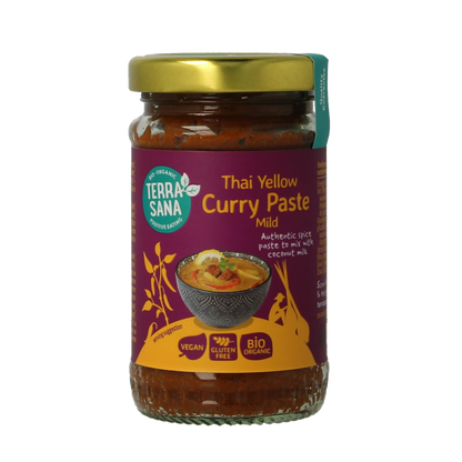 TerraSana Thaise gele curry pasta bio 120 Gram