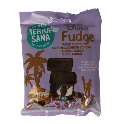 TerraSana Fudge chocolade bio 150.00 Gram