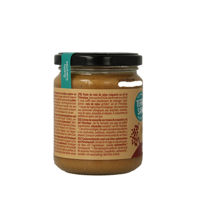 TerraSana Cashewpasta crunchy met himalayazout bio 250 Gram