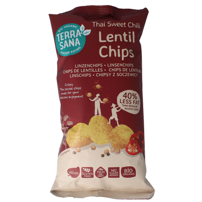 TerraSana Linzenchips sweet chili bio 75 Gram